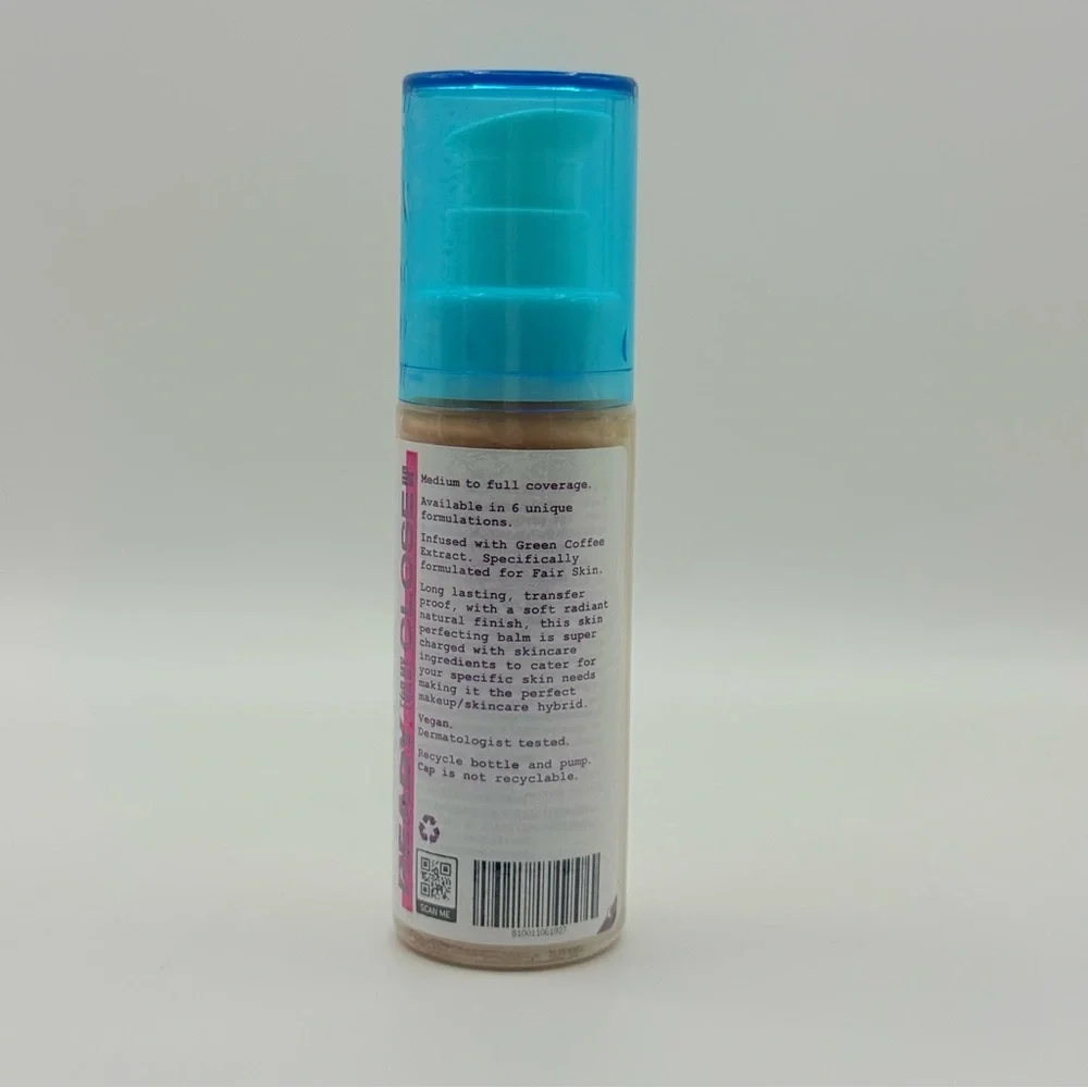 Uoma by Sharon C Flawless IRL Skin Perfecting Foundation, Fair Lady T3